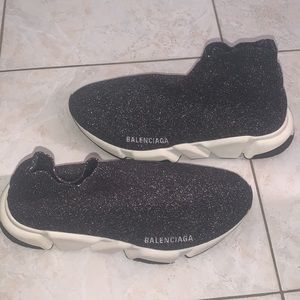 Balenciaga Glitter Sock Runners